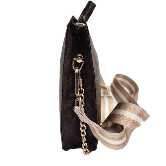 Authentic LOUIS VUITTON vintage monogram poche toilette 26 pouch crossbody bag - Picture 6 of 10